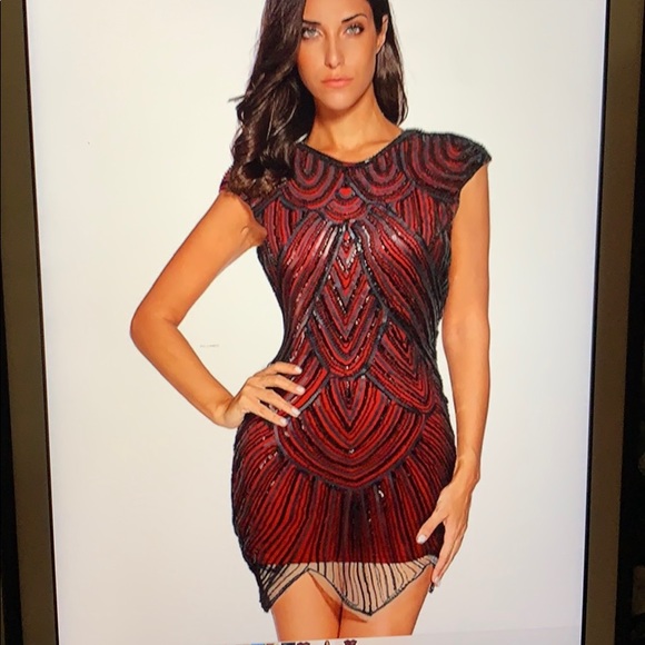 Dresses & Skirts - Final sale! Sequin Embellished Flapper Mini Dress